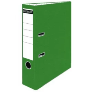 Value A4 Lever Arch File with 70mm Spine - Green (10 Pack)