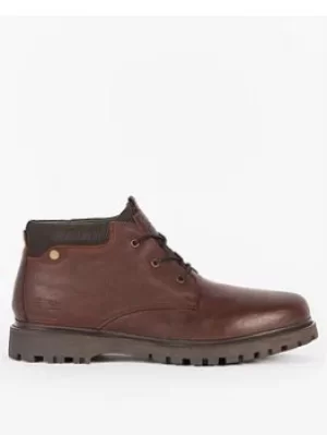 Barbour Alder Waterproof Boots, Dark Brown, Size 12, Men