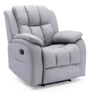 Brookline Manual Recliner Chair - Grey