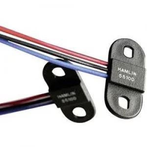 Hall effect sensor Hamlin 55100 3H 02 A 3.8 24 Vdc Reading range 0 18mm Cable open end
