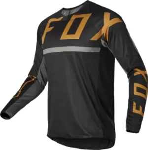 Fox 360 Merz Motocross Jersey, black-orange, Size 2XL, black-orange, Size 2XL