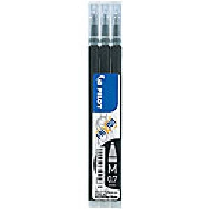 Pilot FriXion Rollerball Pen Refill 0.4mm Black 3 Pieces