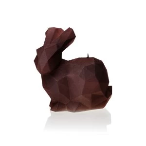 Stone Brown Large Rabbit Candle
