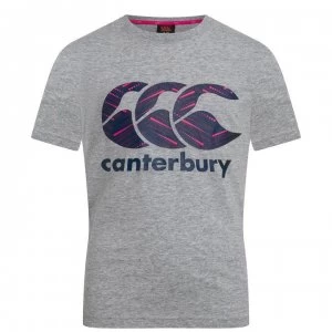 Canterbury Logo T-Shirt Junior Boys - Grey