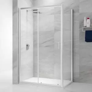 Nexa By Merlyn 6mm Chrome Framed Sliding Shower Door Only - 1900 x 1700mm