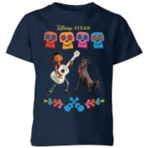 Coco Miguel Logo Kids T-Shirt - Navy - 5-6 Years - Navy