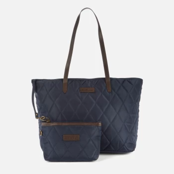 Barbour Casual Womens Witford Quilted Tote Bag - Navy