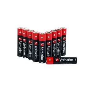 Verbatim AAA Battery Premium Alkaline Hangcard Pack of 10 49874