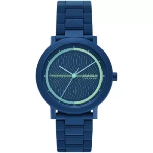 Skagen Aaren Three-Hand Blue Recycled Plastic Watch