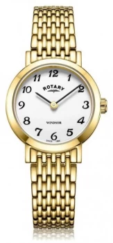 Rotary Ladies Gold Plated Bracelet LB05303/18 Watch