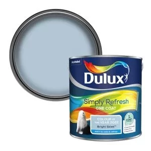 Dulux Simply Refresh One Coat Bright Skies Matt Emulsion Paint 2.5L