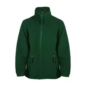 SOLS Childrens/Kids North Zip-Up Fleece Jacket (4yrs) (Forest Green)