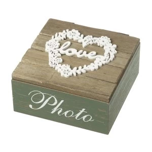 Rustic Wooden Photo Box By Heaven Sends