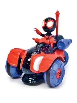 Spiderman Remote Control Miles Morales Web Crawler Vehicle