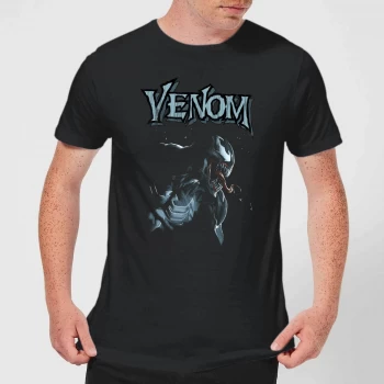 Venom Profile Mens T-Shirt - Black - 4XL - Black