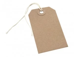 Q Connect Strung Tags 146x73mm Bf Pk1000
