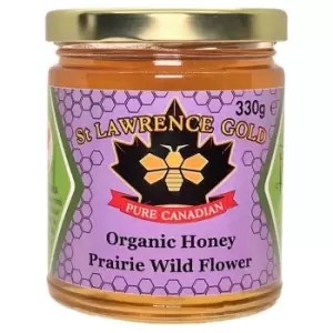 St Lawrence Gold Pure Organic Prairie Wild Flower Honey 330g