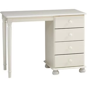 Malmo White 4 Drawer Dressing table (H)741mm (W)1003mm (D)465mm