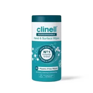 Clinell Biodegradable Hand & Surface Wipes