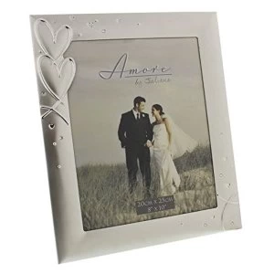 8" x 10" - Amore By Juliana Silver Plated Photo Frame