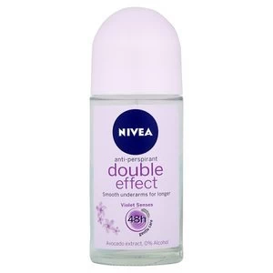 Nivea Double Effect Violet Senses Roll On 50ml