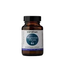 Viridian Magnesium Citrate with Vitamin B6 30 Capsules