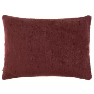 Nellim Textured Cushion Marsala Red