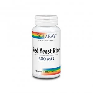 Solaray Red Yeast Rice 600mg Capsules 60 (69474)