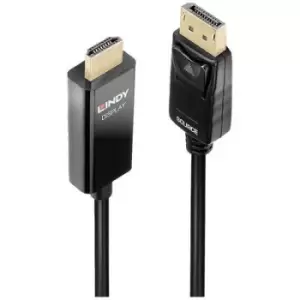 LINDY Cable DisplayPort plug, HDMI-A plug 2m Black 40926 DisplayPort cable