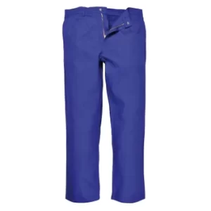 Biz Weld Mens Flame Resistant Trousers Royal Blue 2XL 32"
