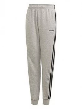 adidas Boys 3-Stripes Pant - Grey Heather, Size 15-16 Years