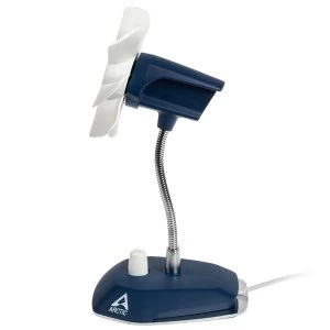 Arctic Breeze Desktop USB 92mm Fan - Deep Blue