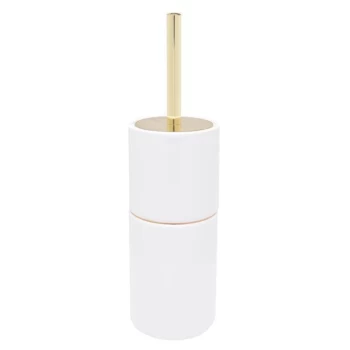 Hotel Collection Hotel Gold Ring Toilet Brush - White Gold