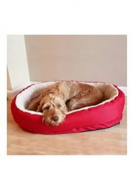 Rosewood Red & Cream Orthopaedic Bed - 34 Inch