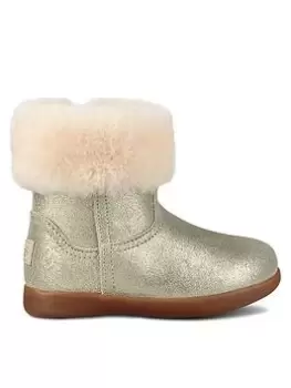 UGG Jorie Ll Metallic Toddler Boot, Gold, Size 7 Younger