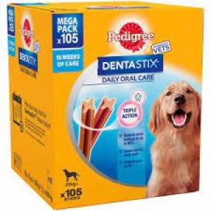Pedigree Dentastix Large Dog Chews 105pk