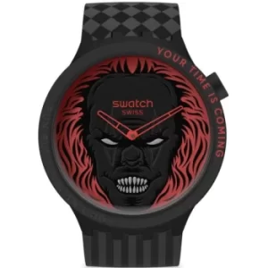 Gents Swatch Your Time Is Coming Big Bold Watch