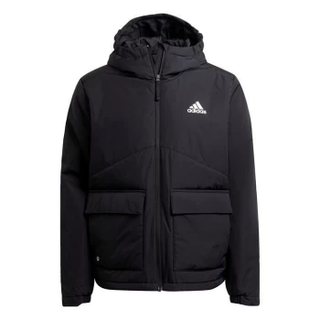 adidas BSC Sturdy Hooded Jacket Mens - Black