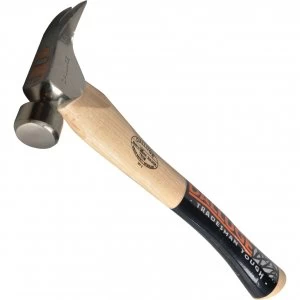 Vaughan Trim Hammer with Plain Face and Curved Handle 450g