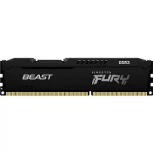 Kingston FURY Beast PC RAM kit DDR3 16GB 2 x 8GB Non-ECC 1600 MHz 240-pin DIMM CL10 KF316C10BBK2/16