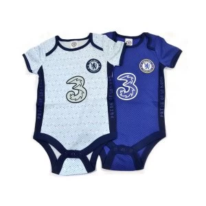 Chelsea Two Pack Body Suit Home and Away 9-12 Months