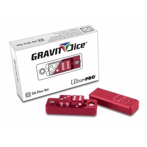 Ultra Pro D6 Crimson 2 Dice Set Gravity Dice