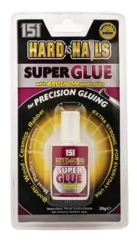 151 Hard as Nails Super Glue Brush on Application - 20g