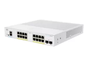 Business 350 Series 350-16P-2G - Switch - L3 - managed - 16 x 10/100/1000 PoE++ 2 - Switch - 1 Gbps
