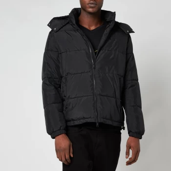 Armani Exchange Recycled Hooded Padded Jacket Black Size M Men