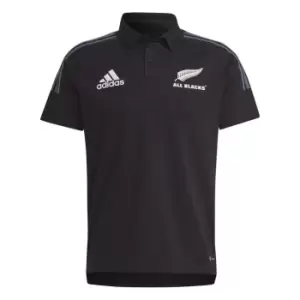 adidas All Blacks Polo Shirt Mens - Black