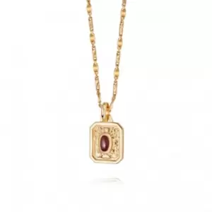 January Birthstone 18ct Gold Plated Necklace BS01_GP