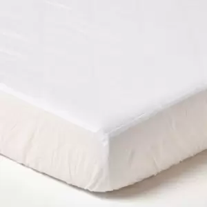 Quilted Mattress Protector, Small Double - Homescapes