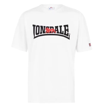 Lonsdale Japan T Shirt Mens - White Lonsdale