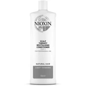 Nioxin SYS1 Scalp Therapy Revitalizing Conditioner for Natural Hair with Light Thinning 1000ml